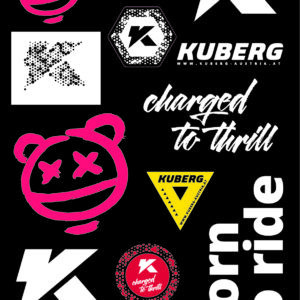 Kuberg Austria Stickerbogen